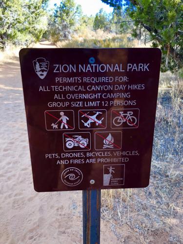 Zion National Park East Rim Trail